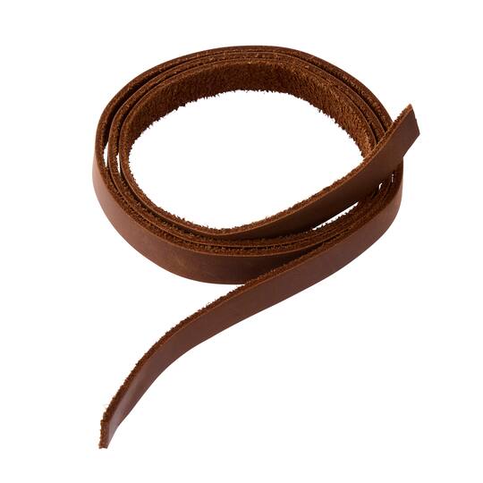 12 Pack: Triumph Brown Leather Strip by Bead Landing™